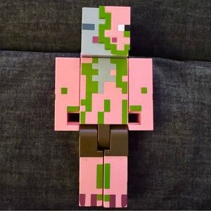 Minecraft by Mojang Zombie Pigman Posable Large Size Action Figure